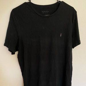 Black all saints t shirt